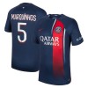 Camiseta de fútbol Paris Saint Germain 2023-24 Marquinhos 5 1ª equipación Camiseta de fútbol Paris Saint Germain 2023-24 Marquinhos 5 1ª equipación